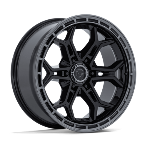 Fuel 1PC FC896 Heathen 20x9 Wheel, 6x135 Bolt Pattern, Gloss Black with Gloss Gunmetal Lip