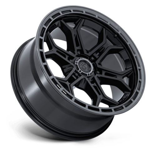 Fuel 1PC FC896 Heathen 20x9 Gloss Black Wheel with Gloss Gunmetal Lip, 6x5.5 Bolt Pattern