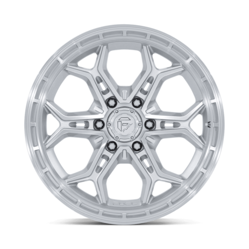 Fuel 1PC FC896 Heathen 20x9 Wheel, 6x135 Bolt Pattern, +1 Offset, Gloss Silver with Machined Face
