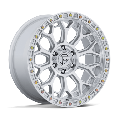 Fuel 1PC FC901 Talon 17x9 Wheel, 6x5.5 Bolt Pattern, +1 Offset, Gloss Silver Machined Face