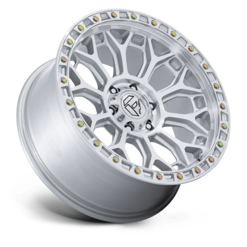 Fuel 1PC FC901 Talon 20x9 Wheel, 6x5.5 Bolt Pattern, +20 Offset, Gloss Silver with Machined Face