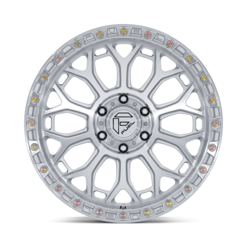 Fuel 1PC FC901 Talon 20x9 Wheel, 6x5.5 Bolt Pattern, +20 Offset, Gloss Silver with Machined Face