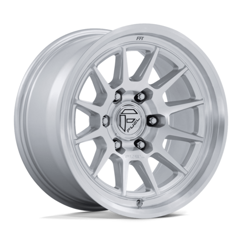 Fuel 1PC FC902 Spur 17x9 Wheel, 6x5.5 Bolt Pattern, +1 Offset, Gloss Silver with Machined Face