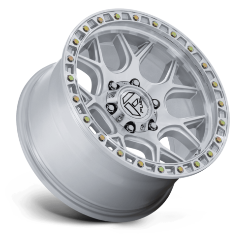 Fuel 1PC FC908 Puma 20x9 Wheel, 6x135 Bolt Pattern, Gloss Silver with Machined Face