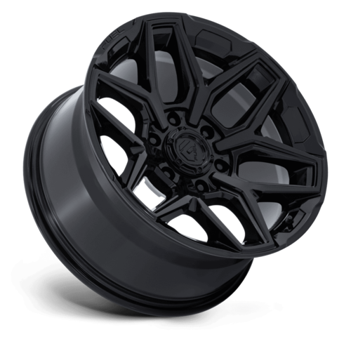 Fuel 1PC Flux 17x9 Gloss Black Wheel, 6x5.5 Bolt Pattern, +1 Offset