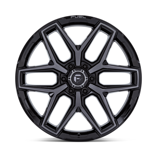 Fuel 1PC FLUX 20x9 Wheel, 6x5.5 Bolt Pattern, +1 Offset, Gloss Black Brushed Face