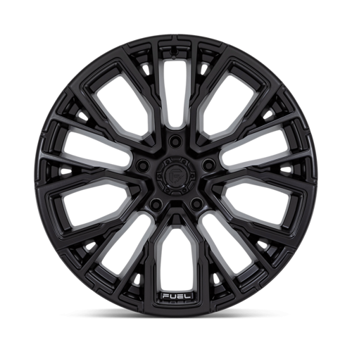 Fuel 1PC D847 Rebar 20x10-Inch Blackout Wheel, 5x127 Bolt Pattern, -18 Offset