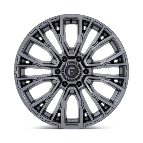Fuel 1PC D848 Rebar 20x9 6x135 Matte Gunmetal Wheel