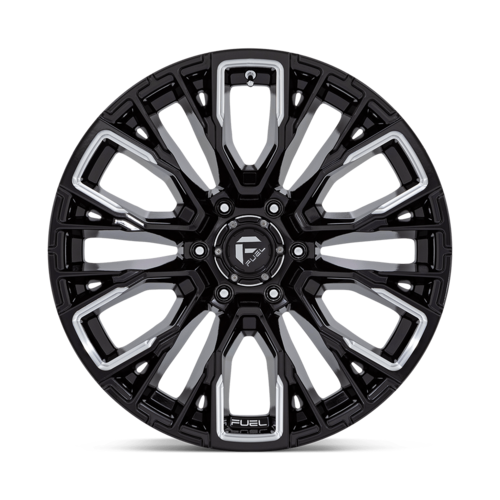 Fuel 1PC D849 Rebar 20x10 Gloss Black Milled Wheel, 6x5.5 Bolt Pattern, -18 Offset