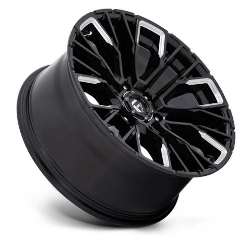 Fuel 1PC D849 Rebar 20x9 6x135 Gloss Black Milled Wheel, +1 Offset