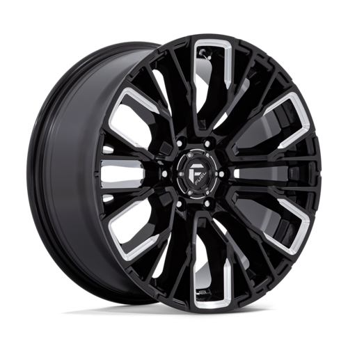 Fuel 1PC D849 Rebar 20x9 Gloss Black Milled Wheel, 6x5.5 Bolt Pattern, +20 Offset