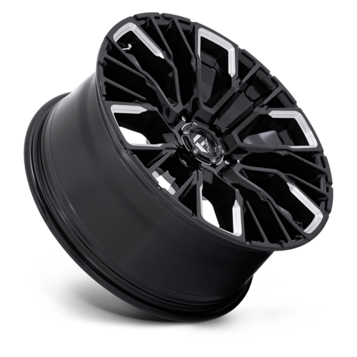 Fuel 1PC D849 Rebar 20x9 Gloss Black Milled Wheel, 6x5.5 Bolt Pattern, +20 Offset