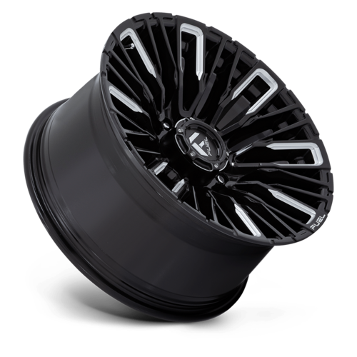 Fuel 1PC D849 Rebar 20x10 8x170 Gloss Black Milled Wheel