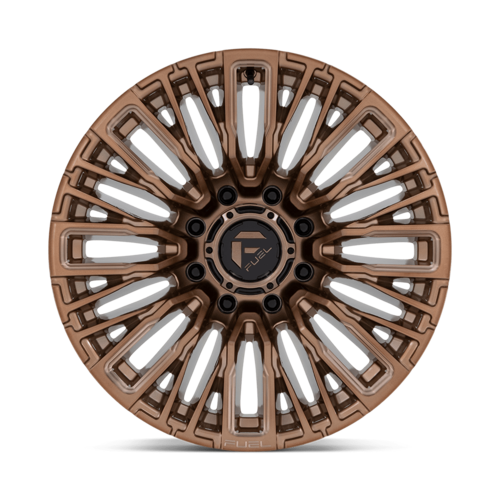 Fuel 1PC D850 Rebar 20x10 8x180 Platinum Bronze Milled Wheel, -18 Offset