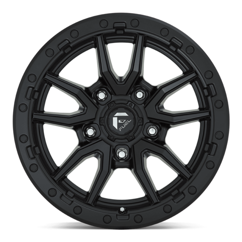 Fuel 1PC D679 Rebel 17x9 Matte Black Wheel, 5x127 Bolt Pattern, +1 Offset
