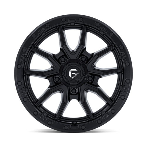 Fuel 1PC D679 Rebel Matte Black 18x9 Wheel, 5x5 Bolt Pattern, -12mm Offset