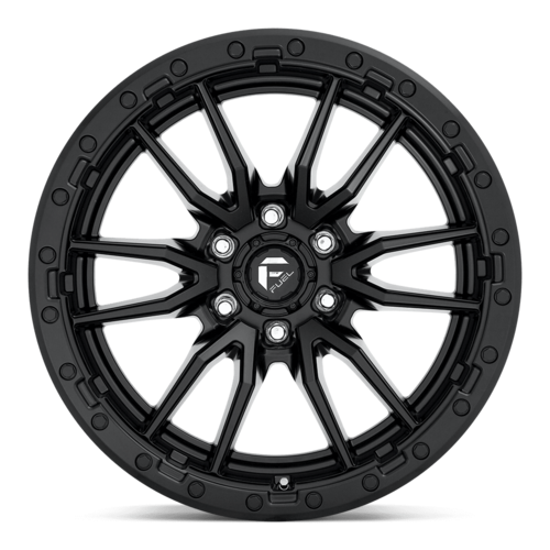 Fuel 1PC D679 Rebel 20x10 Matte Black Wheel, 6x5.5 Bolt Pattern, -18 Offset