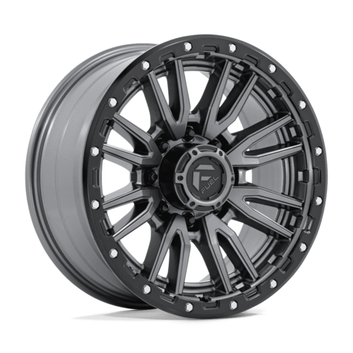 Fuel 1PC D680 Rebel 20x9 8x6.5 Matte Gunmetal Black Bead Ring Wheel