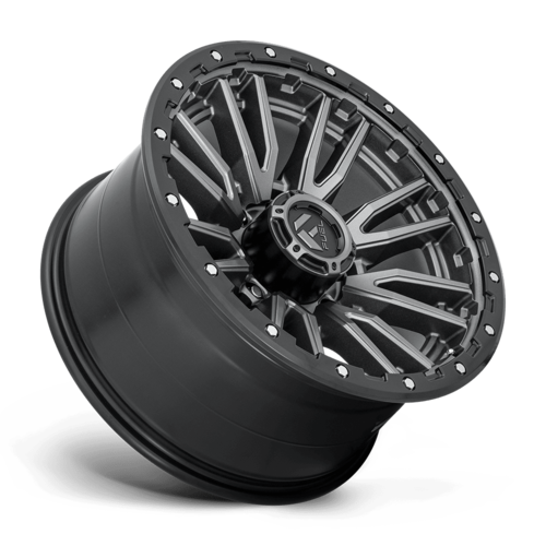 Fuel 1PC D680 Rebel 20x10 Wheel, 6x5.5 Bolt Pattern, -18 Offset, Matte Gunmetal Black Bead Ring