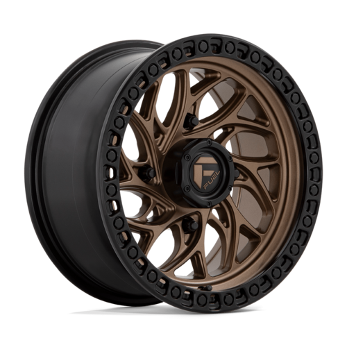 Fuel UTV D777 Runner UTV 15x7 Wheel, 4x137 Bolt Pattern, Bronze with Black Ring
