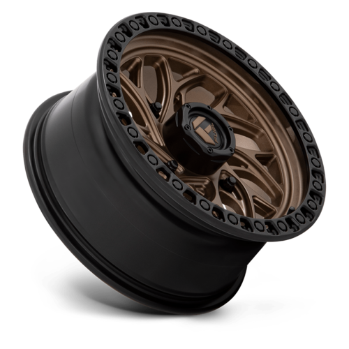 Fuel UTV D777 Runner UTV 15x7 4x156 Wheel in Bronze with Black Ring