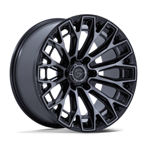 Fuel 1PC FC882 TRAX 17x9 Gloss Black Wheel with Machined Dark Tint Face, 6x5.5 Bolt Pattern, +1 Offset