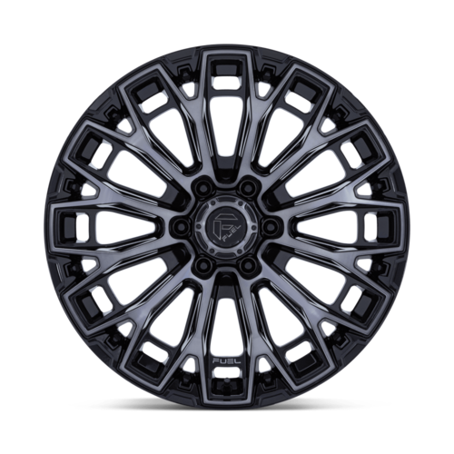 Fuel 1PC FC882 TRAX 17x9 Gloss Black Wheel with Machined Dark Tint Face, 6x5.5 Bolt Pattern, +1 Offset