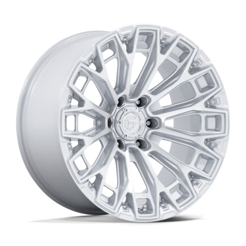 Fuel 1PC FC882 TRAX 20x9 Wheel, 8x6.5 Bolt Pattern, +1 Offset, Gloss Silver with Machined Face