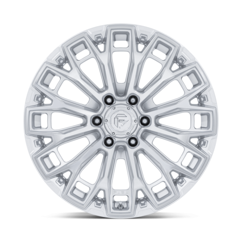 Fuel 1PC FC882 TRAX 20-Inch Gloss Silver Machined Face Wheel, 8x170 Bolt Pattern
