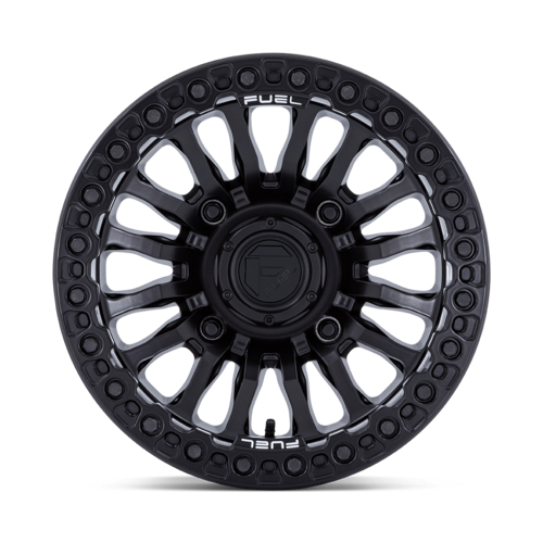 Fuel UTV FV125 Rincon Beadlock UTV Wheel, 15 x 7, 4x156 Bolt Pattern, +10mm Offset, Blackout Finish
