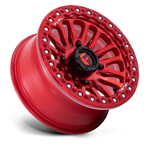 Fuel UTV FV125 Rincon Beadlock UTV Wheel 15x7, 4x156, +10 Offset, Candy Red