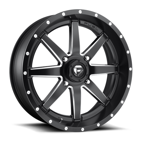 Fuel UTV D538 Maverick UTV 20x7 Wheel, 4x156 Bolt Pattern, +13 Offset, Matte Black Milled