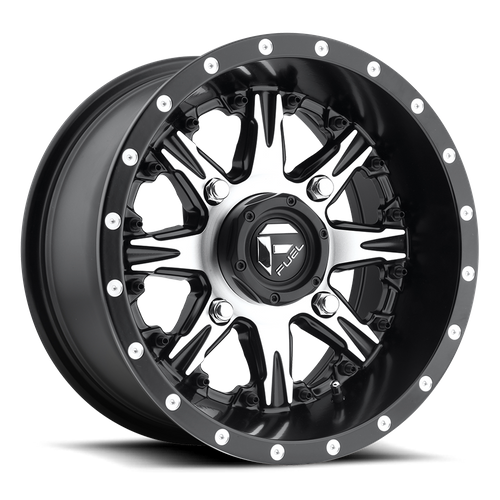 Fuel UTV D541 Nutz UTV 14-Inch Matte Black Machined Wheel, 4x156, +13 Offset