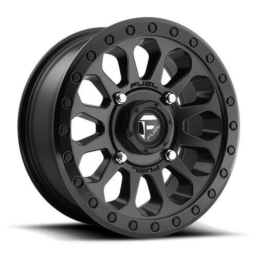 Fuel UTV D579 Vector UTV 15x7 Matte Black Wheel, 4x137 Bolt Pattern, +38 Offset