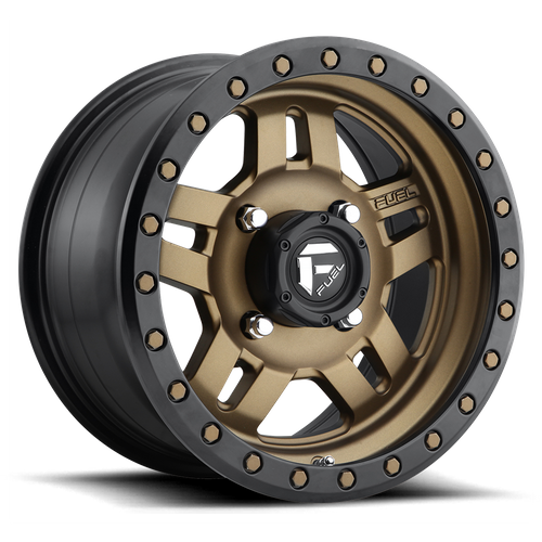 Fuel UTV D583 Anza UTV 14x7 Wheel, 4x156 Bolt Pattern, +13 Offset, Matte Bronze