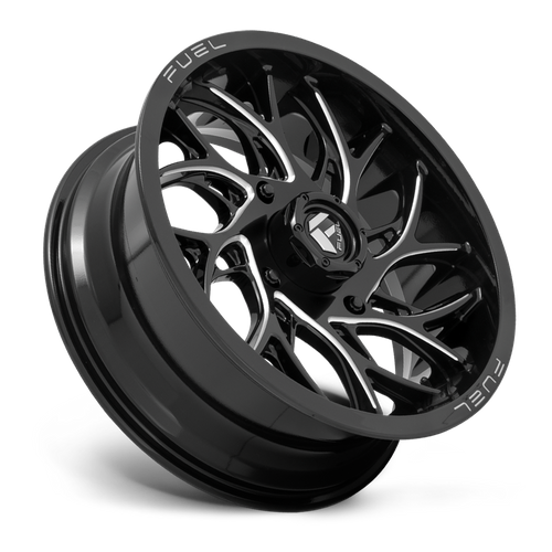 Fuel UTV D741 Runner UTV 18x7 Gloss Black Milled Wheel, 4x156 Bolt Pattern