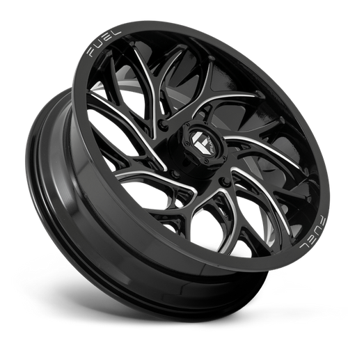 Fuel UTV D741 Runner UTV 20x7 Wheel, 4x156 Bolt Pattern, Gloss Black Milled