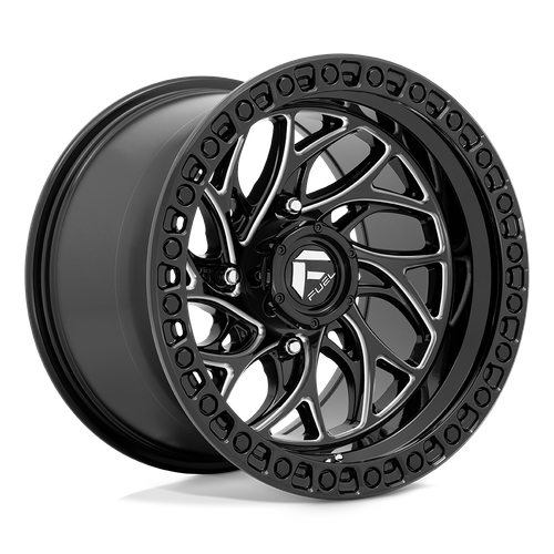 Fuel UTV D741 Runner UTV 15x10 4x156 Gloss Black Milled Wheel