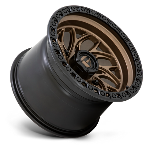 Fuel UTV D777 Runner UTV 15x10 4x156 Bronze Wheel with Black Ring