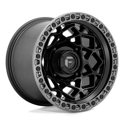 Fuel UTV D783 Unit UTV 15x10 Wheel, 4x137 Bolt Pattern, Matte Black with Gunmetal Ring