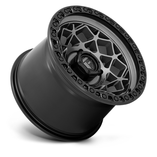 Fuel UTV D784 Unit UTV 15x7 Wheel, 4x137 Bolt Pattern, +10 mm Offset, Gunmetal with Matte Black Ring