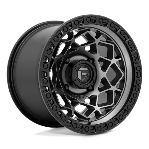 Fuel UTV D784 Unit UTV 15x7 Wheel, 4x137 Bolt Pattern, +10 mm Offset, Gunmetal with Matte Black Ring