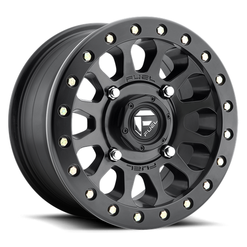Fuel UTV D920 Vector UTV Beadlock Wheel 15x7, 4x137, +38 Offset, Matte Black