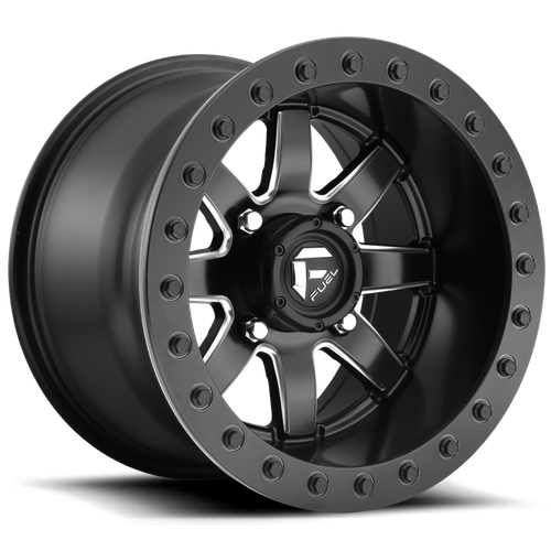 Fuel UTV D928 Maverick Beadlock 15x8 Wheel, 4x137 Bolt Pattern, 0 Offset, Matte Black