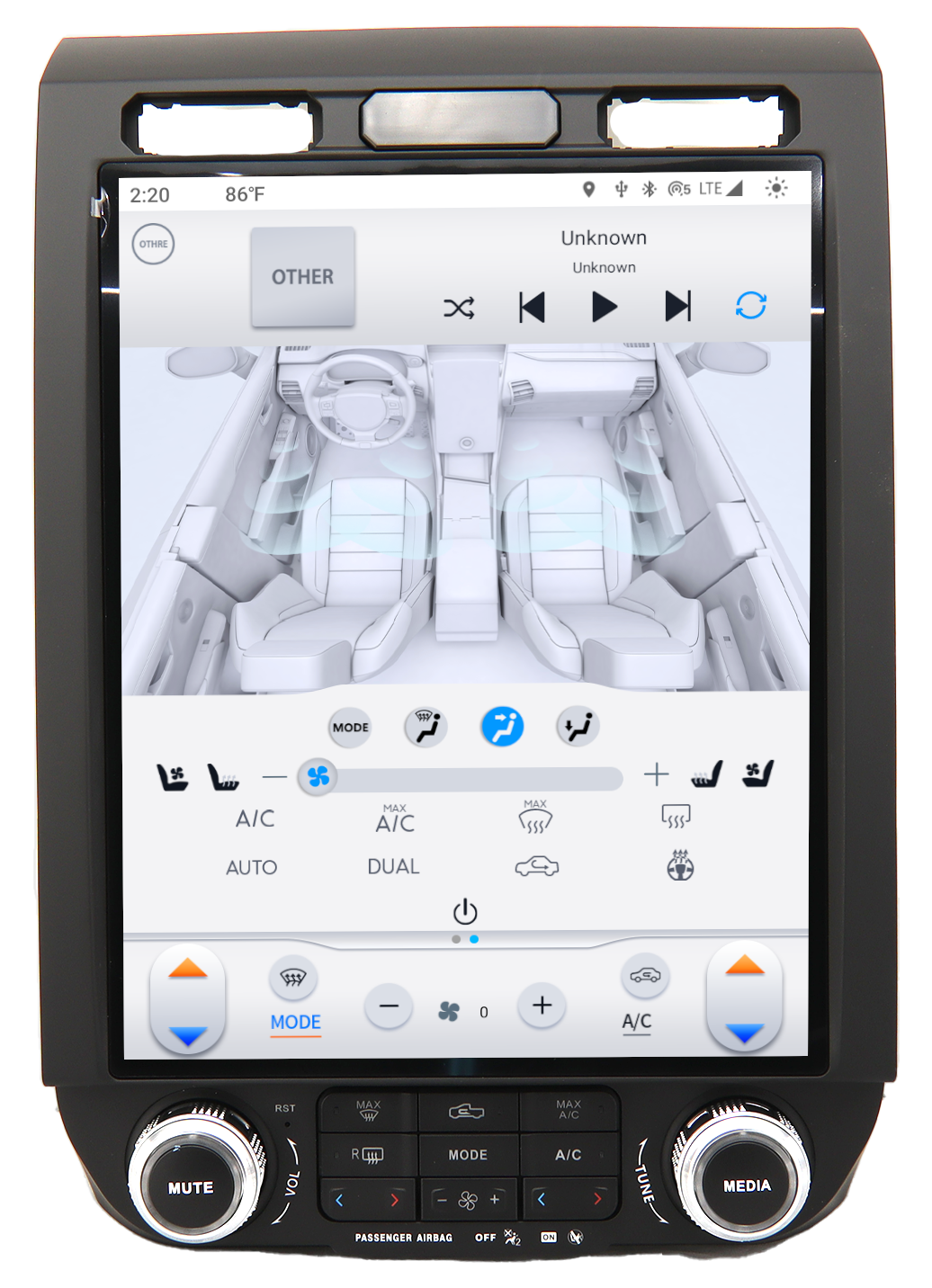 Linkswell 2018-2021 FORD EXPEDITION GENERATION 6 T-STYLE RADIO - View 1