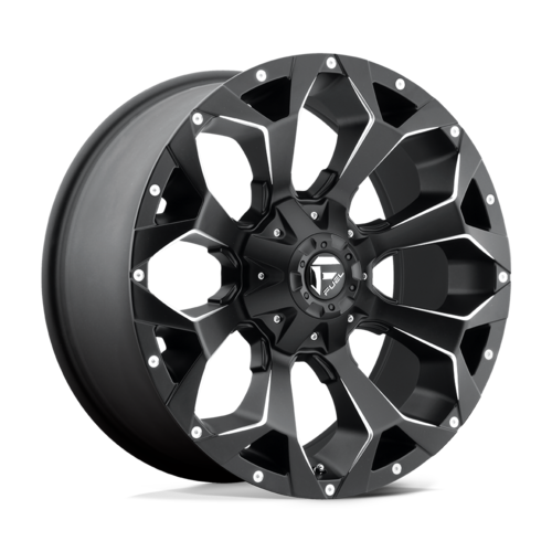 Fuel 1PC D546 Assault 22x12 Matte Black Milled Wheel, 5x5.5/5x5.91 Bolt Pattern, -44 Offset