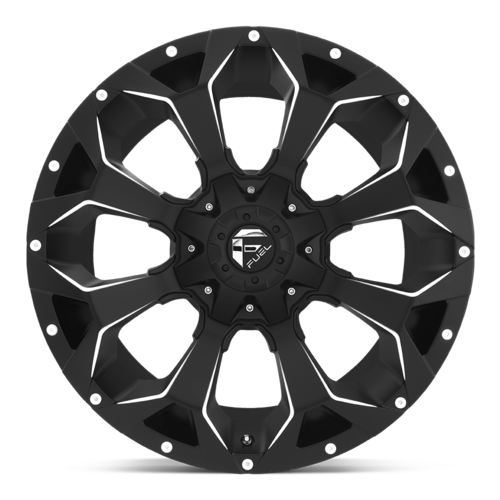 Fuel 1PC D546 Assault 18x9 Wheel, 8x180 Bolt Pattern, +20 Offset, Matte Black Milled
