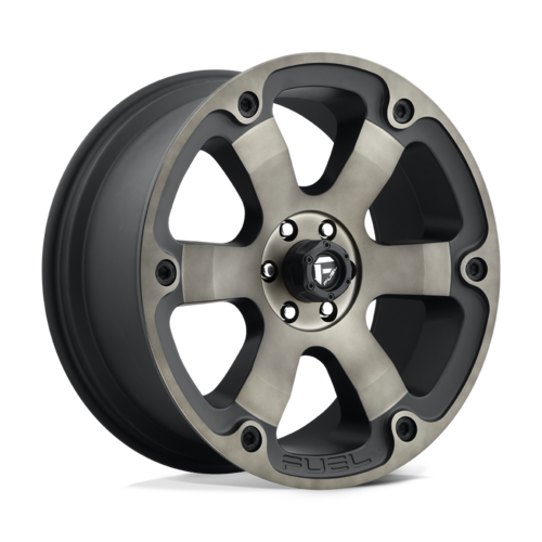 Fuel 1PC D564 BEAST 17x9 Wheel, 6x5.5 Bolt Pattern, Matte Black Double Dark Tint, -12 Offset