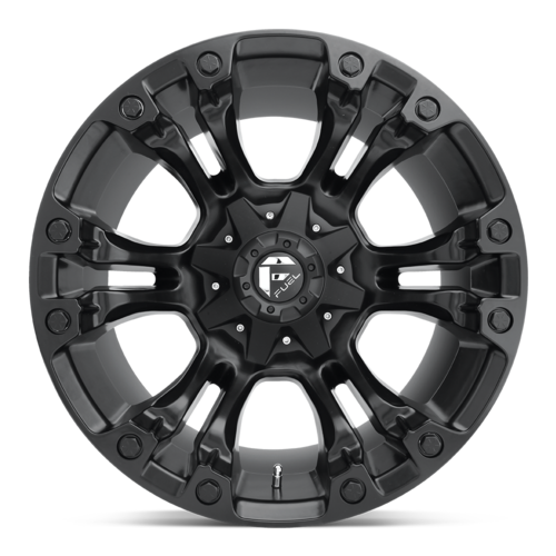 Fuel 1PC D560 Vapor 17x9 Matte Black Wheel, 5x5.5/5x150 Bolt Pattern, -12 Offset