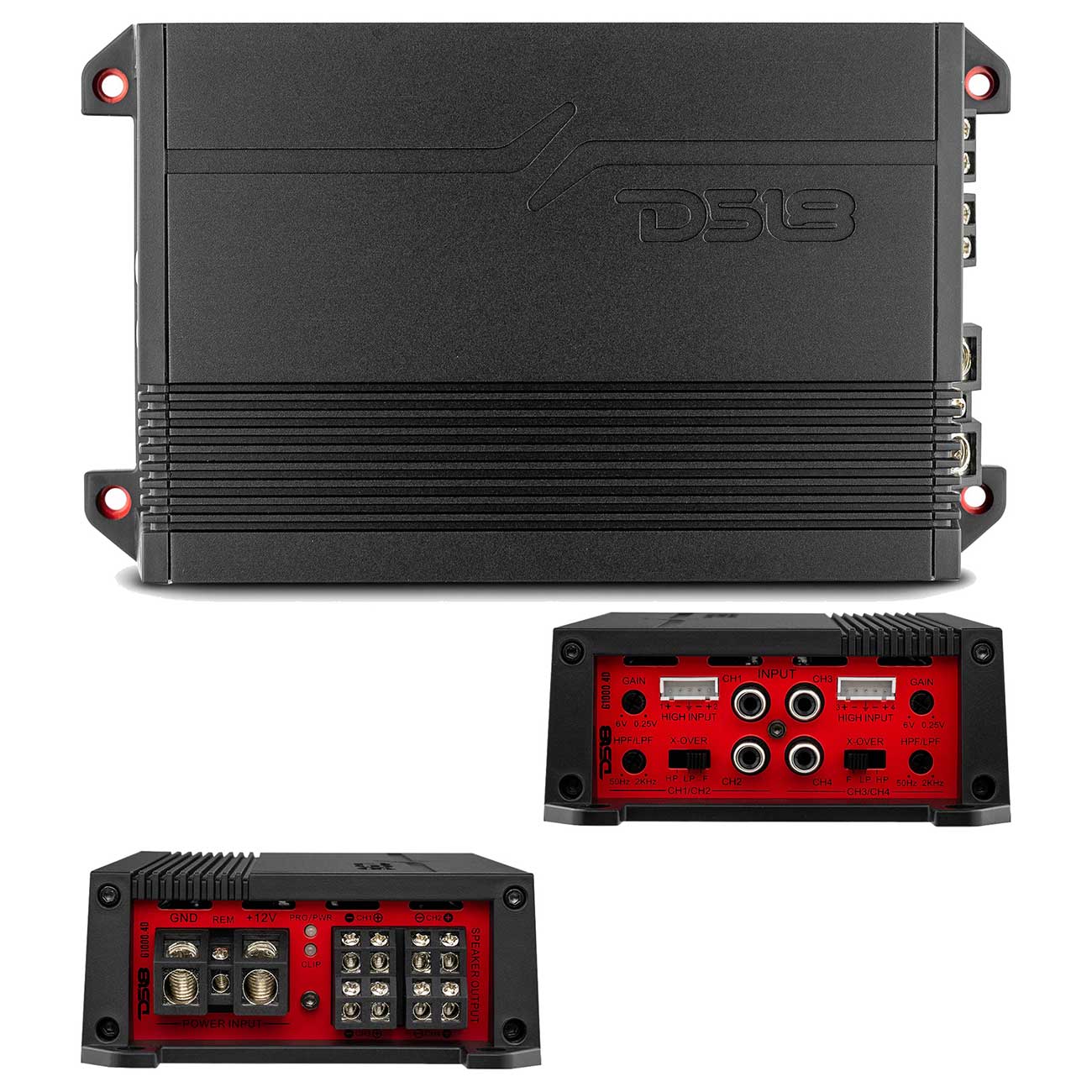 DS18 G10004D 4 Channel Amplifier - 1000W Max Power